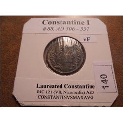 306-337 A.D. CONSTANTINE I ANCIENT COIN VERY FINE