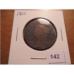 1822 US LARGE CENT