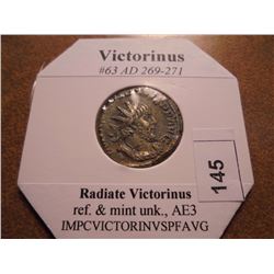 269-271 A.D. VICTORINUS ANCIENT COIN