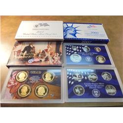 2007 US PROOF SET (WITH BOX) 14 PIECES INCLUDES PRESIDENTIAL DOLLARS