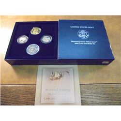 2005 WESTWARD JOURNEY NICKEL COIN & MEDAL SET ORIGINAL US MINT PACKAGING