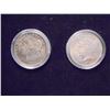 Image 1 : 1921 MORGAN & 1922 PEACE SILVER DOLLARS IN BOX PEACE SILVER DOLLAR IS UNC
