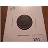Image 1 : 1877 INDIAN HEAD CENT KEY DATE VERY FINE WITH HEAVY PITTING