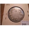 Image 1 : 1916 CANADA SILVER 50 CENT