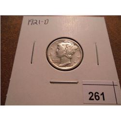 1921-D MERCURY DIME KEY DATE