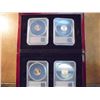 Image 2 : 2009-P LINCOLN CENT SET ANACS INAUGURAL RELEASE CEREMONY SLABS, PRESIDENTIAL SET IN NICE WOOD BOX