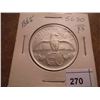Image 1 : APPOMATTOX "CENTENNIAL OF THE CIVIL WAR" STERLING SILVER HERALDIC ART MEDALLION UNC