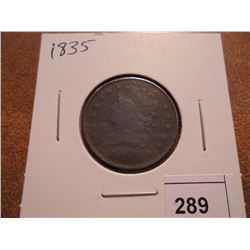 1835 US HALF CENT