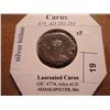 SILVER BILLON 282-283 A.D. CARUS ANCIENT COIN XF