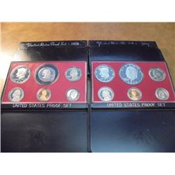 1977 & 1979 US PROOF SETS (WITH BOXES)