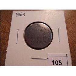 1864 US TWO CENT PIECE