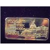 Image 2 : 1 OZ. 24KT GOLD PLATED .999 SILVER INGOT MISSISSIPPI