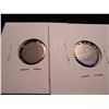 Image 2 : 1853 & 1856 SEATED LIBERTY HALF DIMES