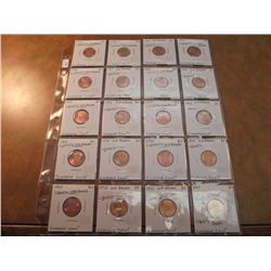 20-1995 LIBERTY CENTS WITH DIE BREAKS BU