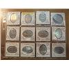 Image 1 : 12 ASSORTED ELONGATED COINS 10 ON QUARTERS AND 2 ON NICKELS