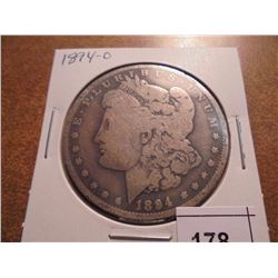 1894-O MORGAN SILVER DOLLAR BETTER DATE COIN