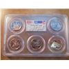 Image 1 : 2002-S US 50 STATE QUARTERS PROOF SET PCGS PR69 DCAM, MULTI COIN HOLDER SIGNED BY PHILLIP N. DIEHL, 