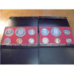 1973 & 1975 US PROOF SETS (WITH BOXES)