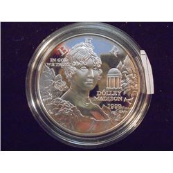 1999-P DOLLEY MADISON PROOF SILVER DOLLAR