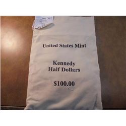 US MINT SEALED $100 BAG OF 2004-P & D KENNEDY HALF DOLLARS