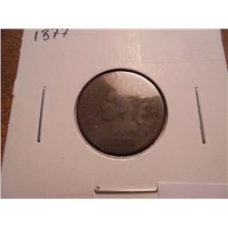 1877 INDIAN HEAD CENT KEY DATE GOOD 2015 REDBOOK RETAIL IS $900.00