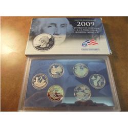 2009 DISTRICT OF COLUMBIA & US TERRITORIES QUARTER PROOF SET WITH BOX