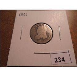 1821 CAPPED BUST DIME
