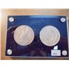 Image 2 : 1921 MORGAN & PEACE SILVER DOLLARS IN CAPITAL PLASTICS HOLDER, 1921 PEACE DOLLAR IS KEY DATE
