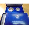 Image 1 : 1986-S STATUE OF LIBERTY 2 COIN PROOF SET ORIGINAL US MINT PACKAGING