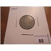 Image 1 : 1865 THREE CENT PIECE (NICKEL) WITH VIRDIGRIS