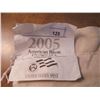 Image 2 : US MINT SEALED $25 BAG OF 2005-P BISON NICKELS UNC