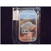Image 2 : 1 OZ. .999 FINE SILVER INGOT INDIAN/BUFFALO