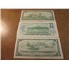Image 2 : 1954,67 & 73 CANADA $1 BILLS