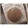 Image 2 : US MINT LIST MEDAL #620 1 3/4" BRONZE GEORGIVS II DEI GRATIA "LETS US LOOK TO THE MOST HIGH WHO BLES