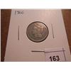 Image 1 : 1866 THREE CENT PIECE (NICKEL) WITH VIRDIGRIS