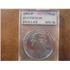 Image 1 : 1993-P JEFFERSON COMMEMORATIVE SILVER DOLLAR UNC ACG SLAB