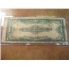 Image 2 : 1923 LARGE SIZE $1 SILVER CERTIFICATE BLUE SEAL HORSE BLANKET, HAS A HOLE