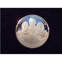 .999 FINE SILVER 3RD MOONWALK PF ROUND 24.7 GRAM