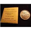 Image 1 : MARQUETTE JOLIET STERLING SILVER HERALDIC ART COMMEMORATIVE MEDALLION XLIII UNC, ORIGINAL MINT PACKA