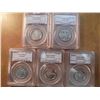 Image 1 : ALL 5-1999-D US 50 STATE QUARTERS ALL PCGS MS65'S EXCEPT DELAWARE IS MS66, CONNECTICUT, DELAWARE, GE