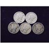 Image 1 : 5 ASSORTED MERCURY DIMES