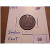 Image 1 : 1909 INDIAN HEAD CENT EXTRA FINE