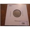 Image 1 : 1865 THREE CENT PIECE (NICKEL) WITH VIRDIGRIS