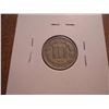 Image 2 : 1865 THREE CENT PIECE (NICKEL) WITH VIRDIGRIS
