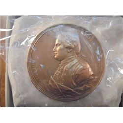 US MINT LIST MEDAL #408 2 1/4" BRONZE NATHANIEL GREEN, SEALED ORIGINAL US MINT PACKAGING