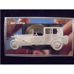 1000 GRAINS (OVER 2 OZ.) STERLING SILVER PF INGOT 1924 LANCIA