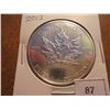Image 1 : 2013 CANADA $5 SILVER MAPLE LEAF (PF LIKE)