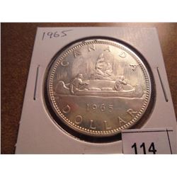 1965 CANADA SILVER DOLLAR