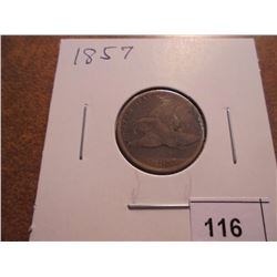 1857 FLYING EAGLE CENT