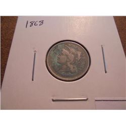 1868 THREE CENT PIECE (NICKEL)